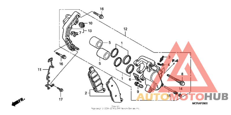 Передний суппорт
