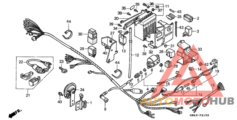 Wire harness/battery