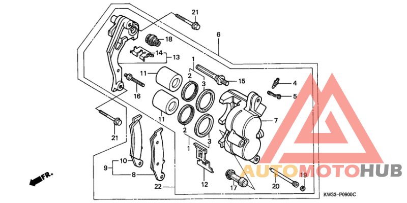 Передний суппорт