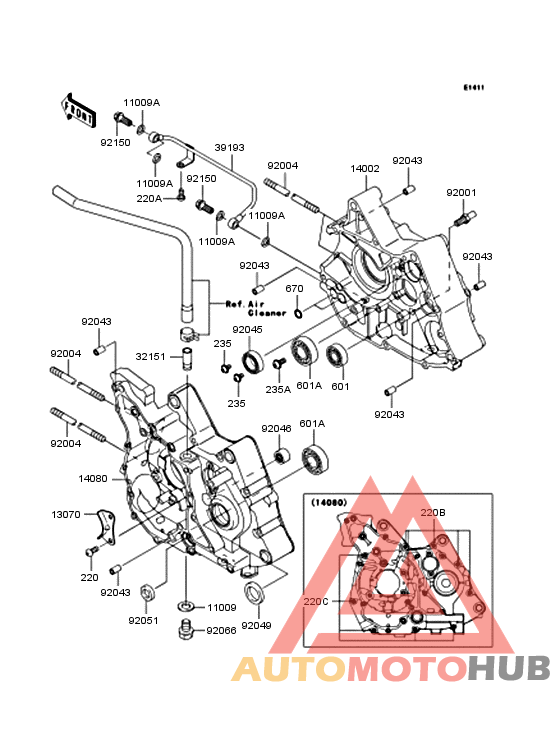Картер двигателя