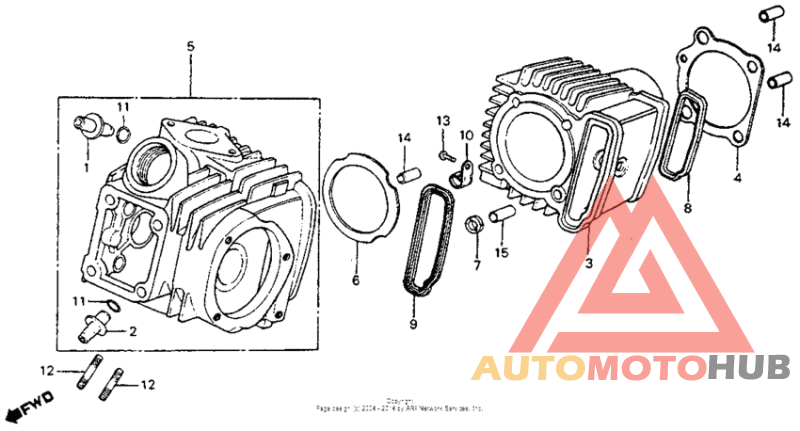 Cylinder head + cylinder