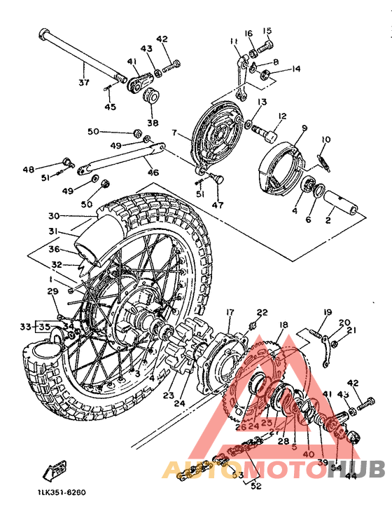 Переднее колесо