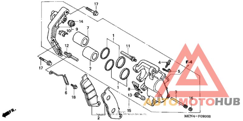 Передний суппорт