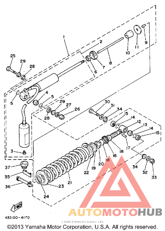Амортизаторы задние