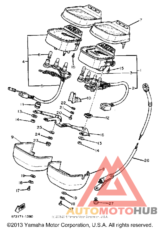 Speedometer tachometer
