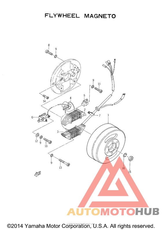 Flywheel magneto