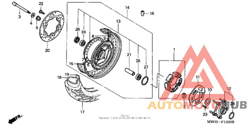 Переднее колесо