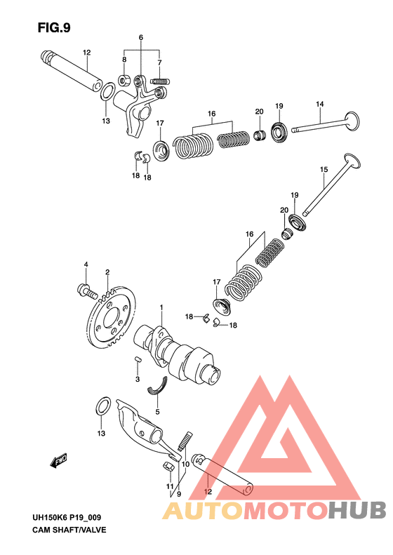 Распредвал / клапан