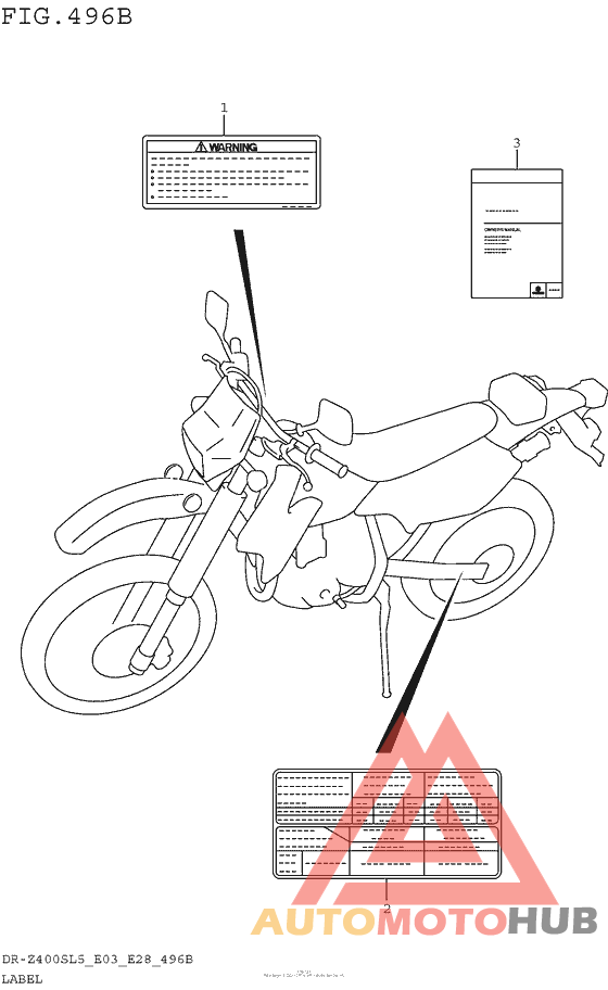 Label (Dr-Z400Sl5 E28)