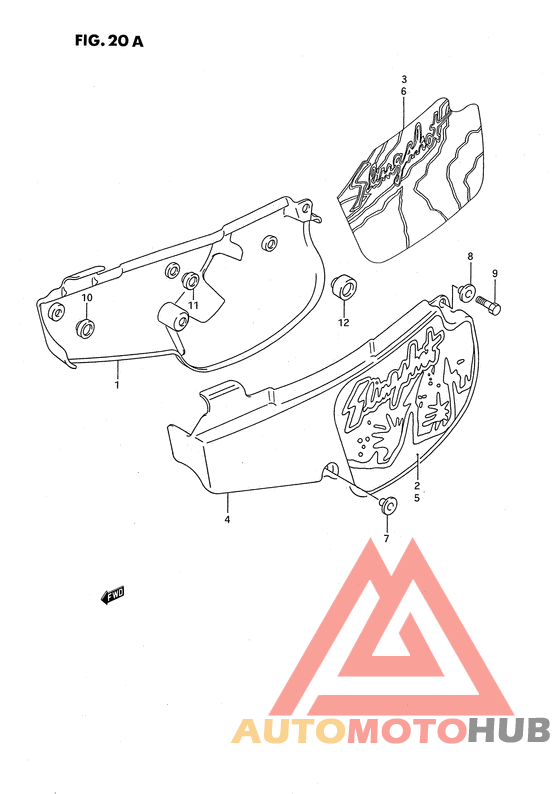 Обтекатель задний