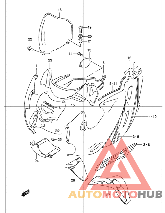 Cowling body