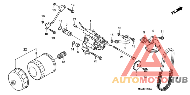Oil filter/oil pump