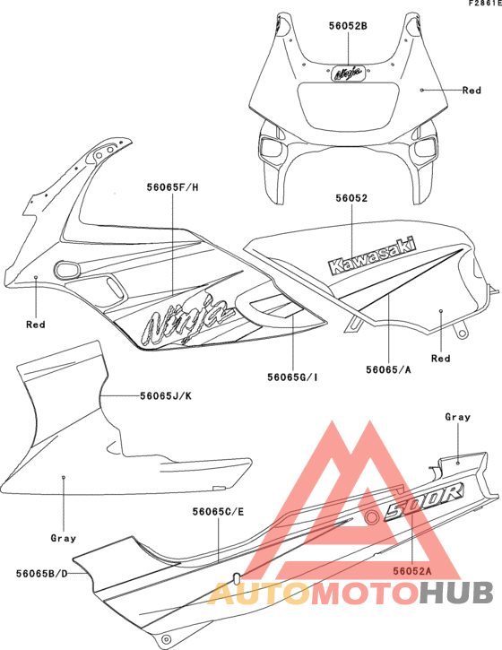 Decals(red)(ex500-d9)