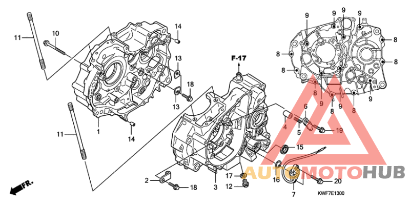Картер двигателя