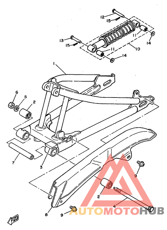 Rear arm. suspension