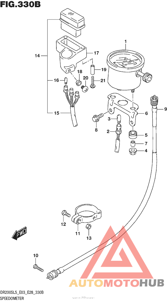 Speedometer (Dr200Sl5 E28)