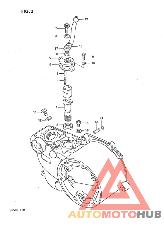 Clutch cover - oil pump