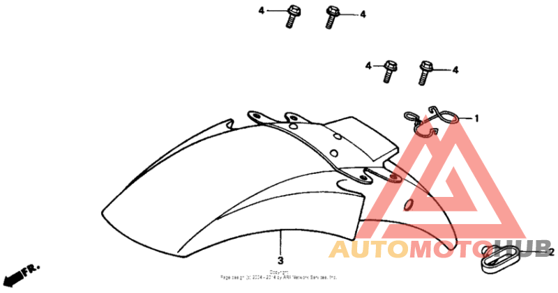 Front fender 88-89