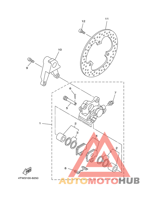 Задний суппорт
