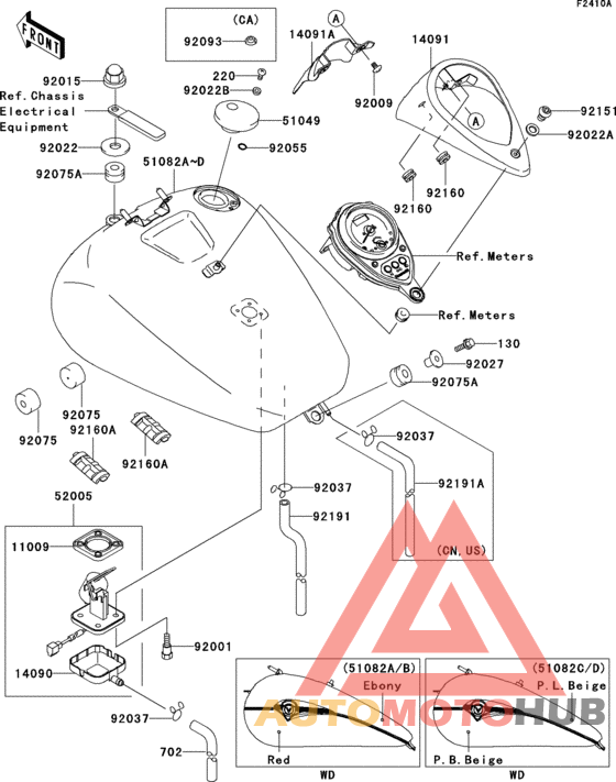 Fuel tank(1/3)(vn1500-l3)