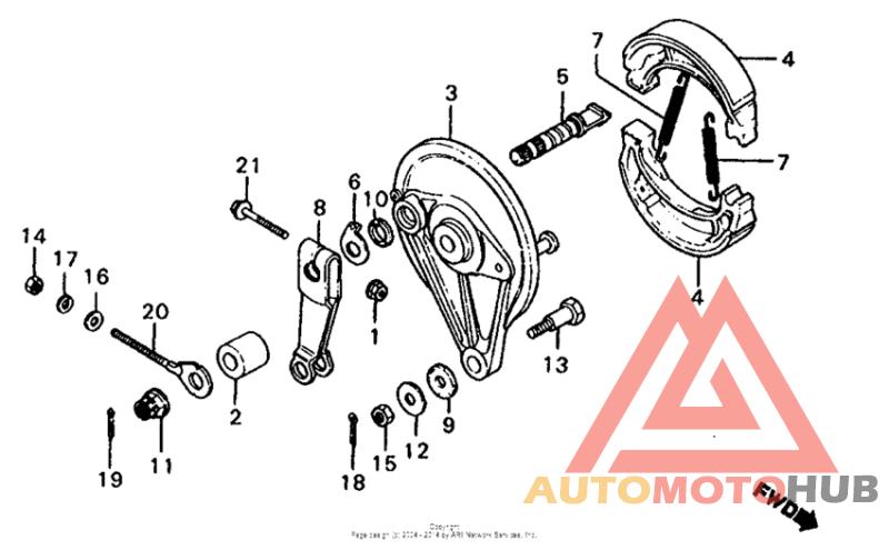 Задний тормоз