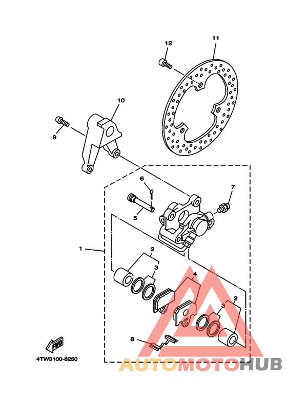 Задний суппорт