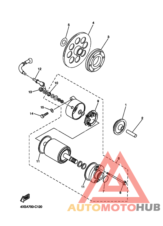 Муфта стартера