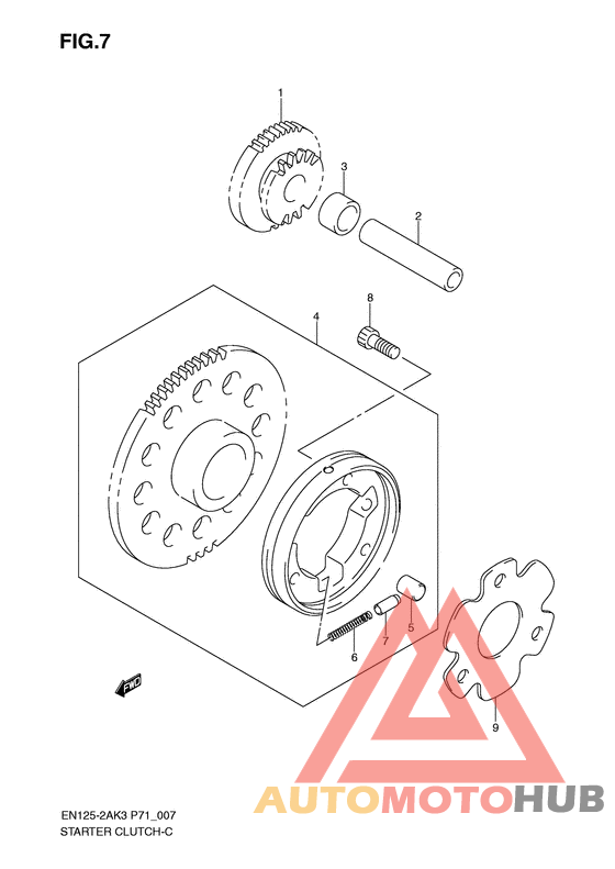Муфта стартера