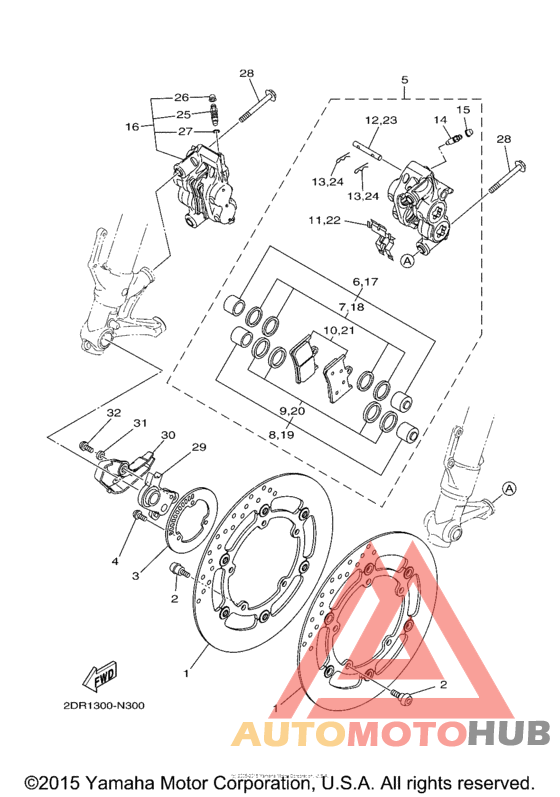 Передний суппорт