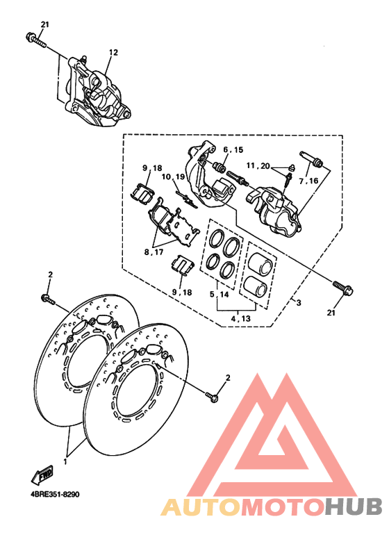 Передний суппорт