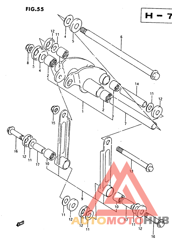 Втулки заднего рычага