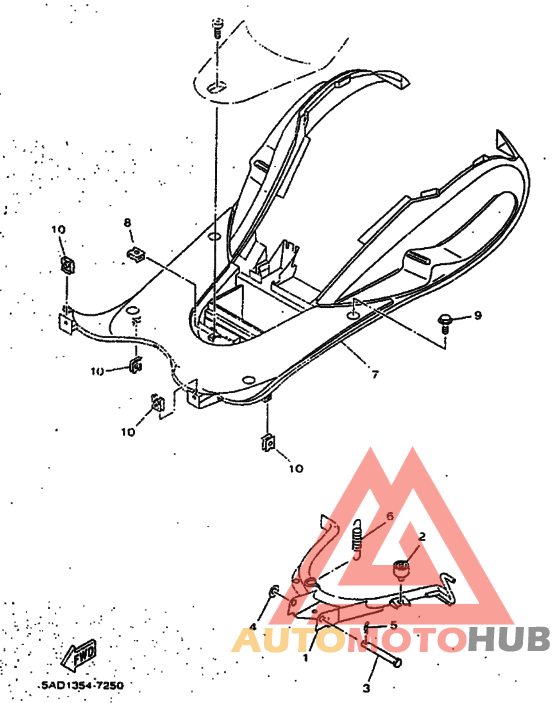 Support & repose pied
