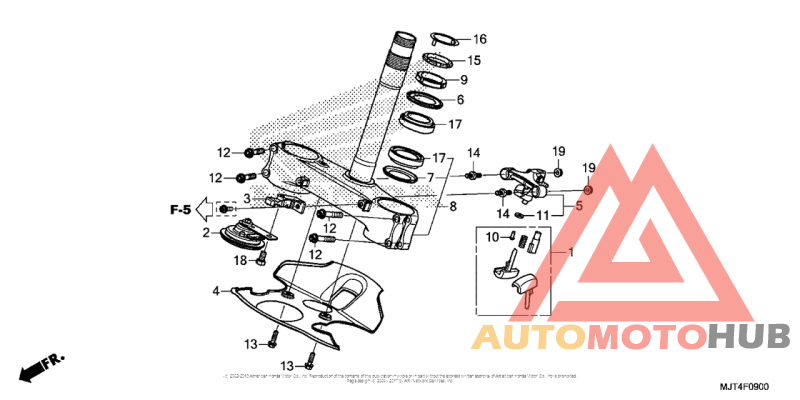 Steering Stem + Horn