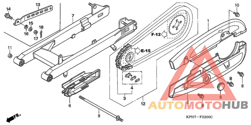 Swingarm/chain case