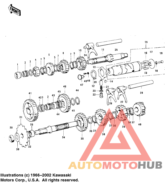 Transmission/change drum