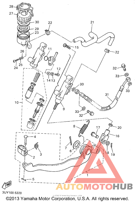 Задний торм цилиндр