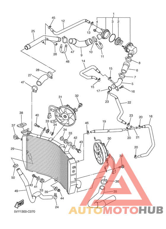 Radiator & hose