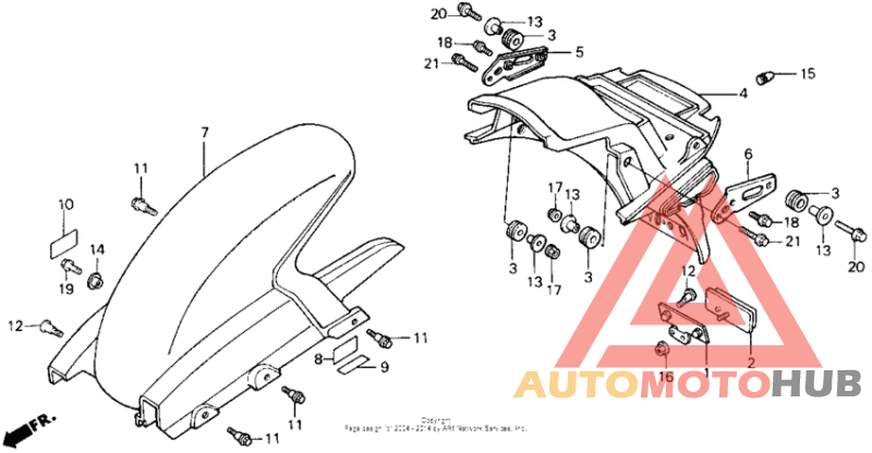 Задний бампер