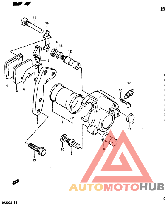 Передний суппорт тормозной