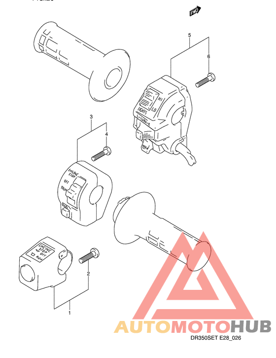 Рулевой переключатель