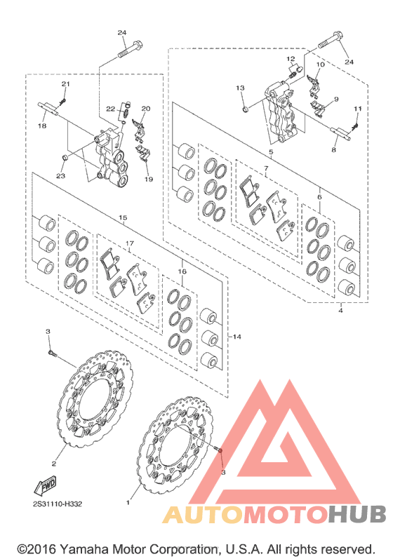 Передний суппорт