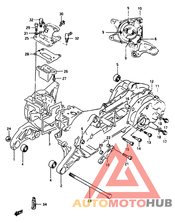 Картер двигателя