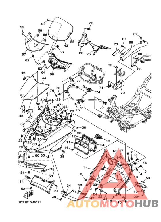 Щиток облицовочный
