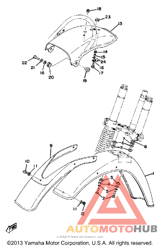 Front fender - rear fender