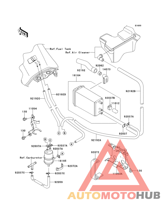 Fuel evaporative system(e8f)