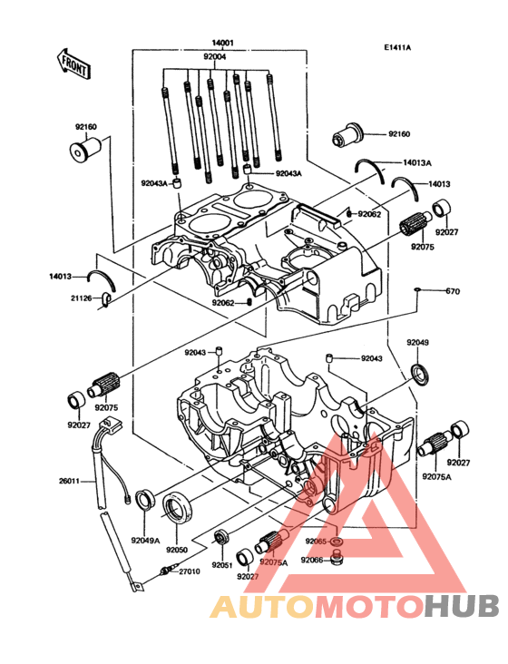 Crankcase(ex305-b9)