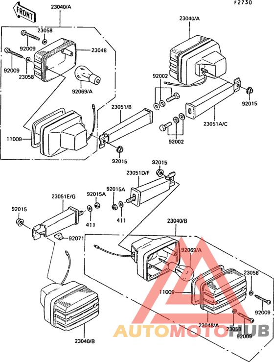 Задний фонарь