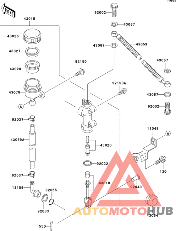 Задний торм цилиндр