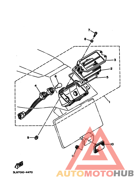 Taillight unit ass`y