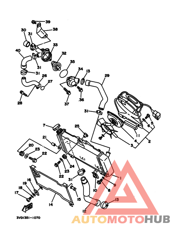 Радиатор и шланг